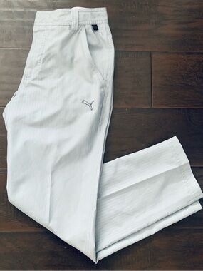 Men’s PUMA Golf Lightweight Quickdry Golf Pants W30/L30 - Herringbone Print